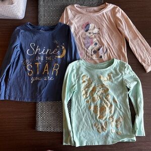 Set of Graphic Long Sleeve Shirts